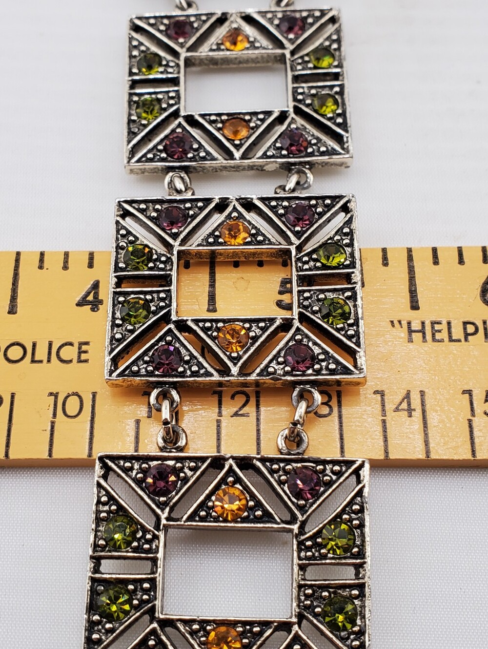 Emmons Rhinestone Panel Bracelet - Picture 9 of 9